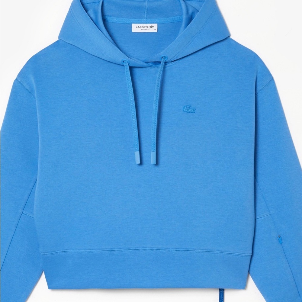 Lacoste Women’s Ethereal Blue Hoodie, size 36 EU sizing, excellent condition